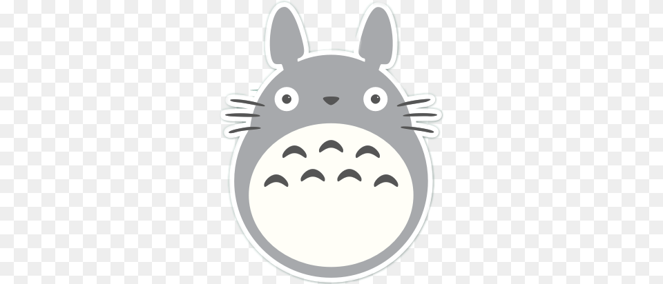 My Neighbor Totoro Totoro Sticker, Snout, Face, Head, Person Free Png