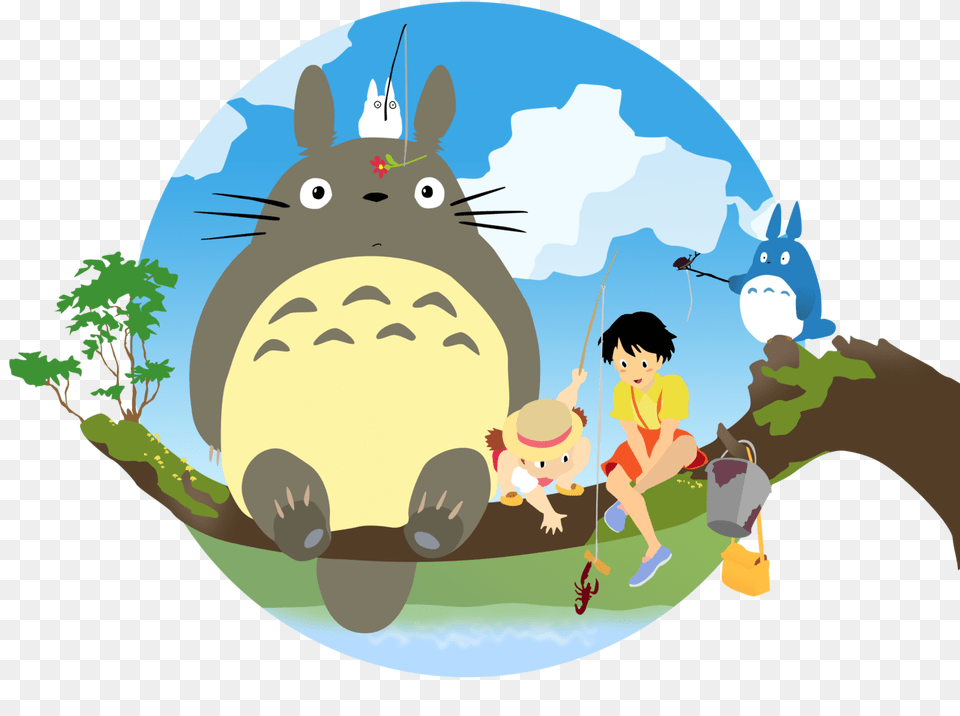 My Neighbor Totoro Vector, Baby, Person, Face, Head Free Png