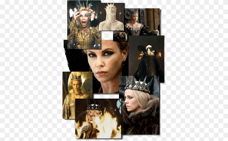My New Favorite Evil Queen And Her Costumes Snow White And The Huntsman Regio Free 0 Blu Ray, Art, Collage, Accessories, Person Png Image