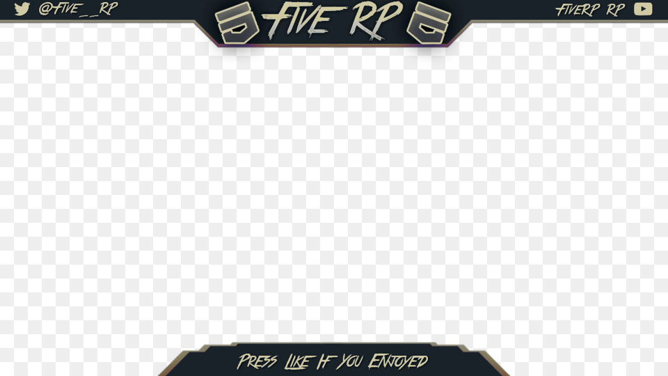 My New Youtube Overlay By Rp Cool Youtube Overlay, Blackboard Free Png