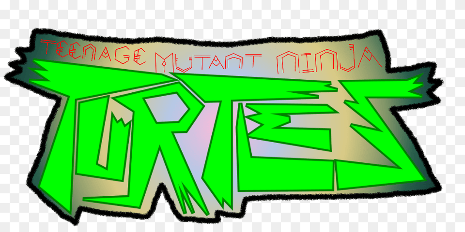 My Newer Tmnt Logo, Green, Recycling Symbol, Symbol, Art Png