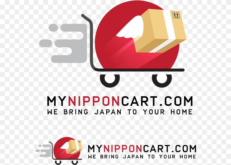 My Nippon Cart Logo Graphic Design, Box, Cardboard, Carton, Package Free Png