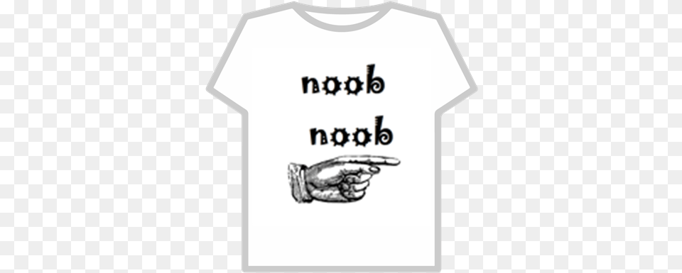 My Noob Shirt With Transparent Background Roblox Nle Choppa Chain Roblox, Clothing, T-shirt, Firearm, Weapon Png