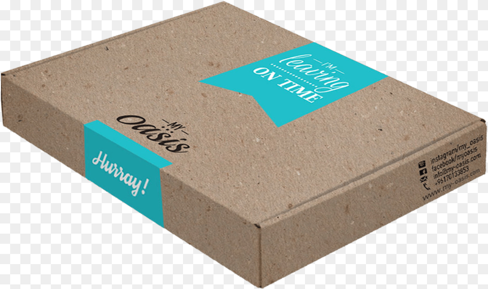 My Oasis Im Leaving On Time Box, Brick, Cardboard, Carton, Business Card Free Png