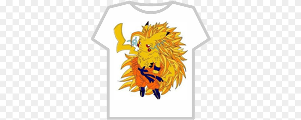 My Old Youtube User Roblox Pikachu Ssj3, Clothing, T-shirt, Scarecrow Png Image