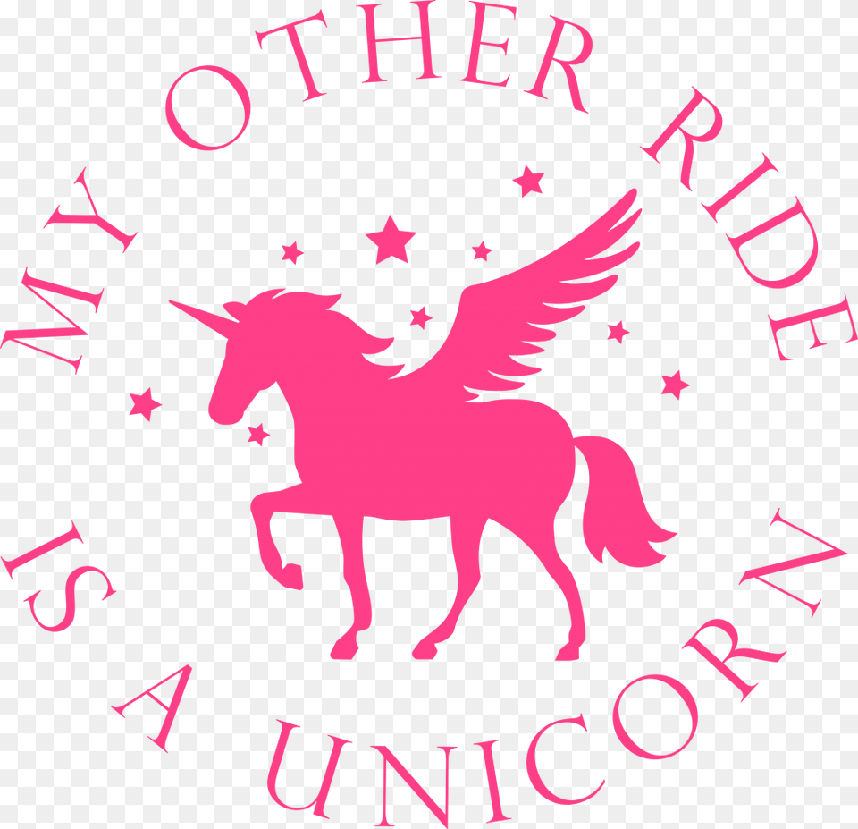 My Other Ride Is A Unicorn Svg Cut File Unicorn Svg Files, Animal, Horse, Mammal, Logo Free Png Download