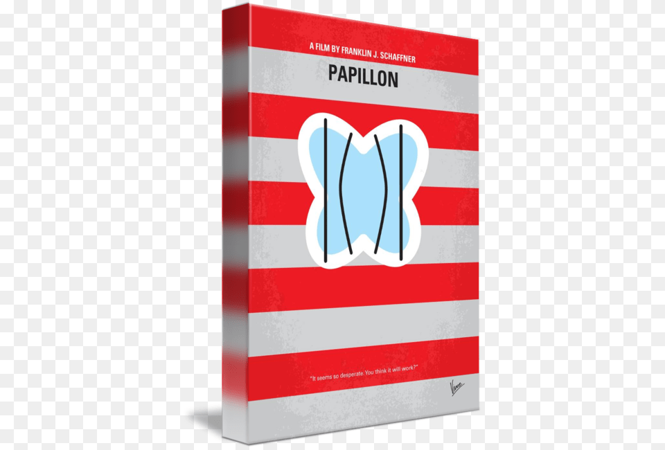 My Papillon Minimal Movie Poster, Book, Publication, Advertisement, Flag Png
