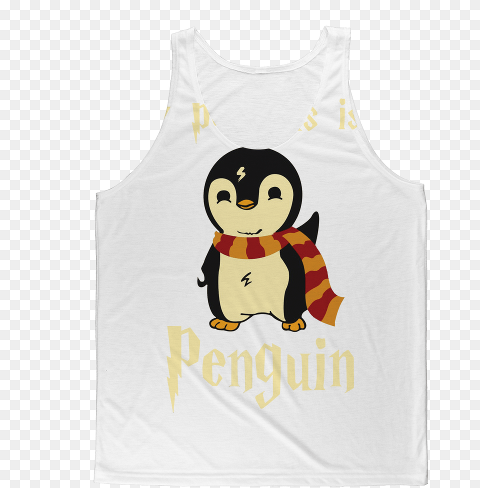 My Patronus Is A Penguin Classic Sublimation Adult Penguin, Clothing, Tank Top, Animal, Bird Free Png Download