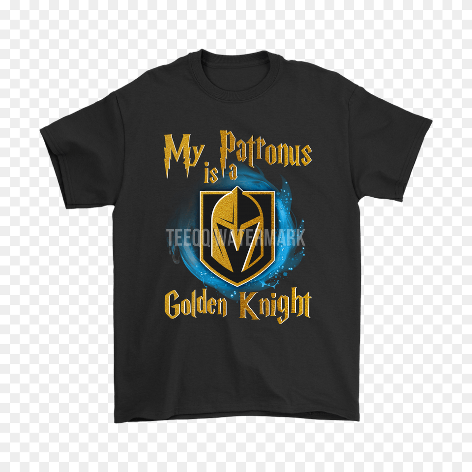 My Patronus Is A Vegas Golden Knight Shirts Teeqq Store, Clothing, Shirt, T-shirt, Logo Png Image