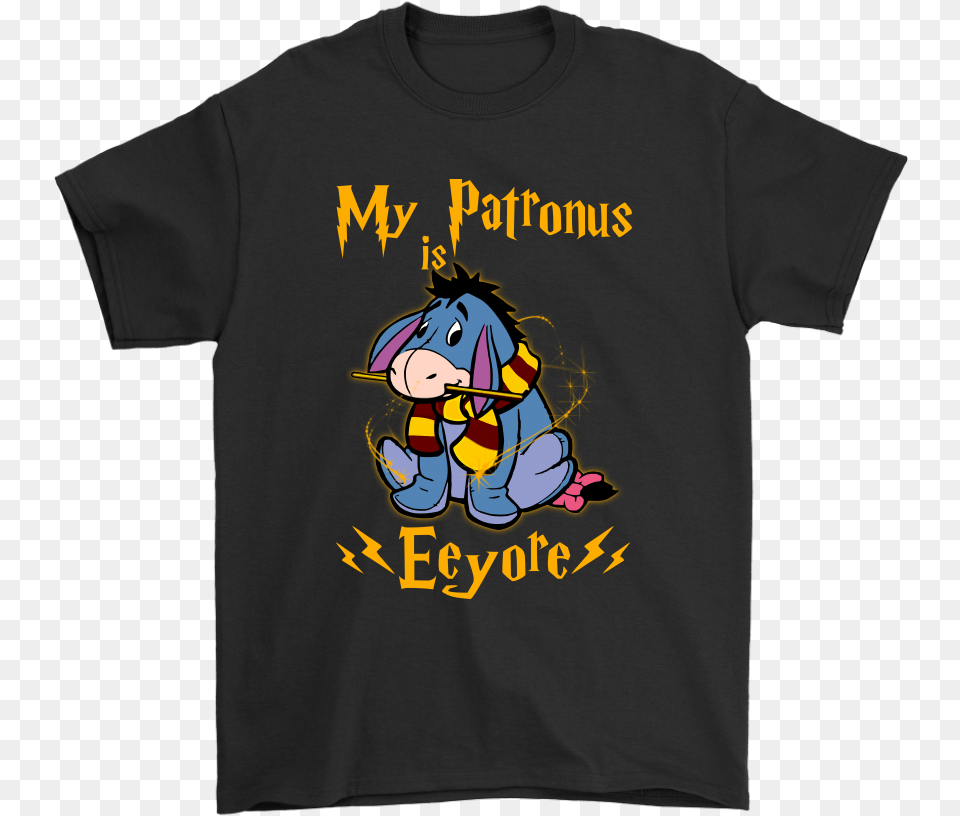 My Patronus Is Eeyore Winnie The Pooh X Harry Potter Gucci Minnie Mouse T Shirt, Clothing, T-shirt, Face, Head Free Png Download