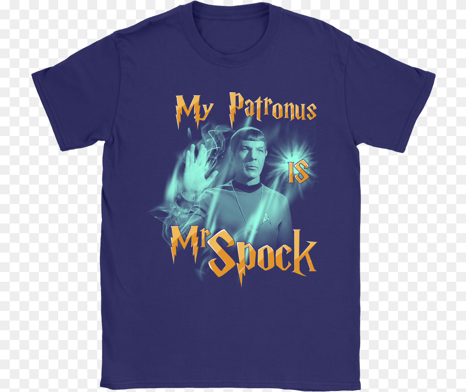 My Patronus Is Mr Spock Star Trek Shirts, Clothing, T-shirt, Shirt, Adult Free Png