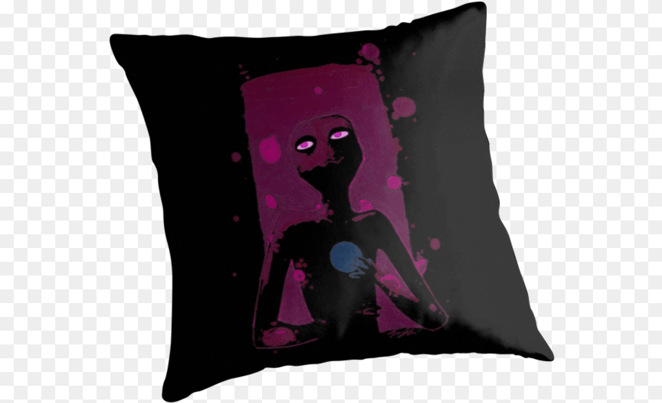 My Pearl Minecraft Enderman Netflix And Chill Pillow, Art, Painting, Adult, Person Free Png Download