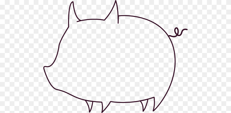 My Pig Clipart, Stencil, Piggy Bank, Animal, Mammal Free Png Download