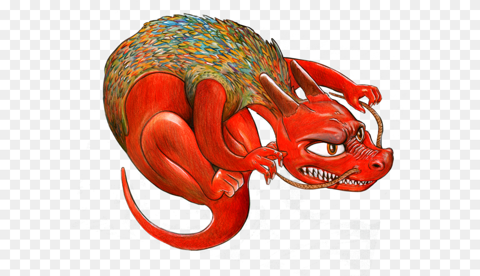 My Red Dragon Illustration, Person Free Png Download