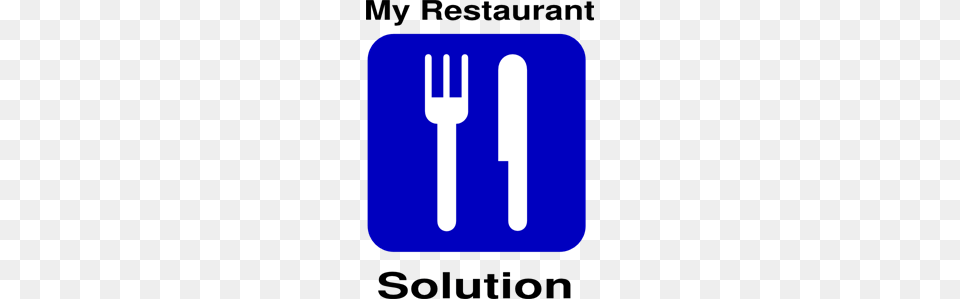 My Restaurant Solution Blue Clip Art For Web, Cutlery, Fork Png Image