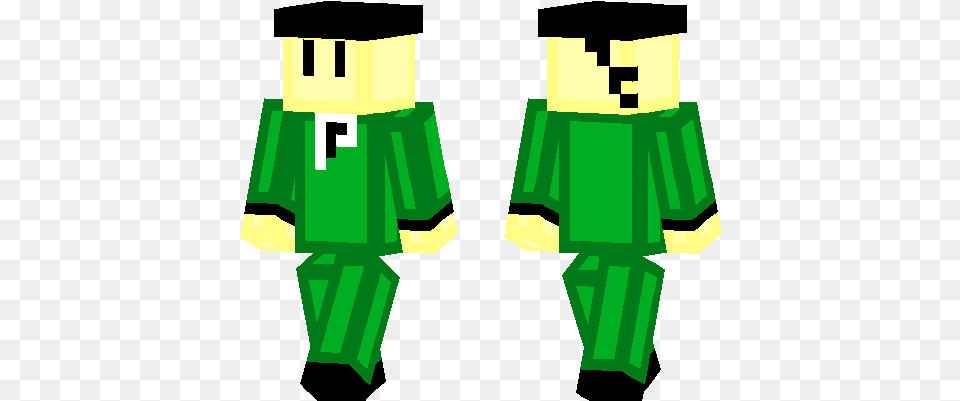 My Roblox Character Minecraft Pe Skins Skin Do Bendy E Minecraft, Green, People, Person, Clothing Png Image