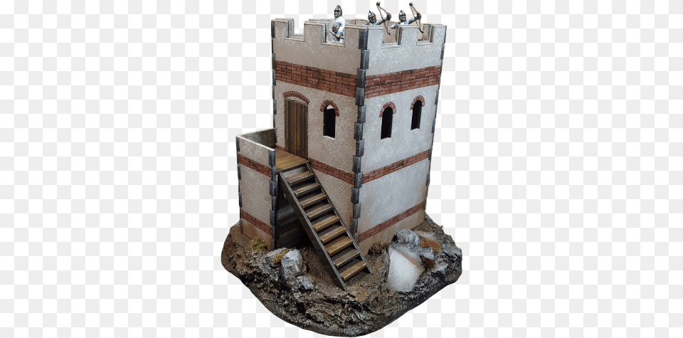 My Sarissa Precision Roman Watchtower Video Link In Medieval Architecture, Arch, Building, House, Housing Free Png Download