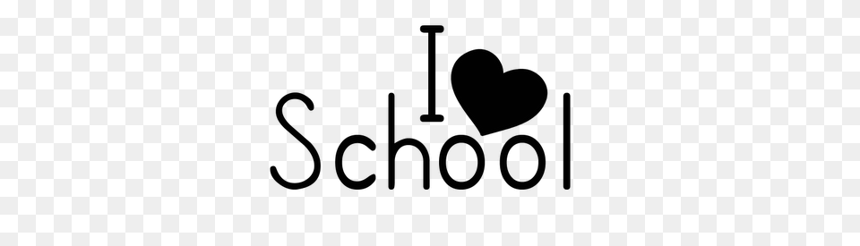 My School Years I Love My School, Gray Free Transparent Png