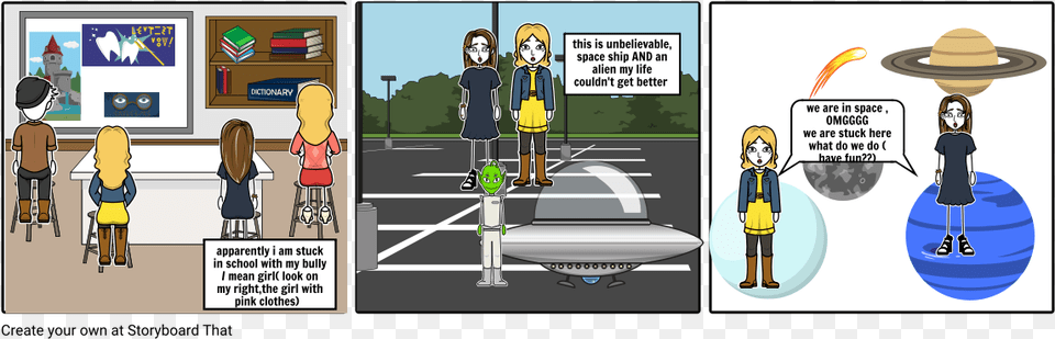 My Sci Fi Sttoryboard Cartoon, Book, Comics, Publication, Person Png Image