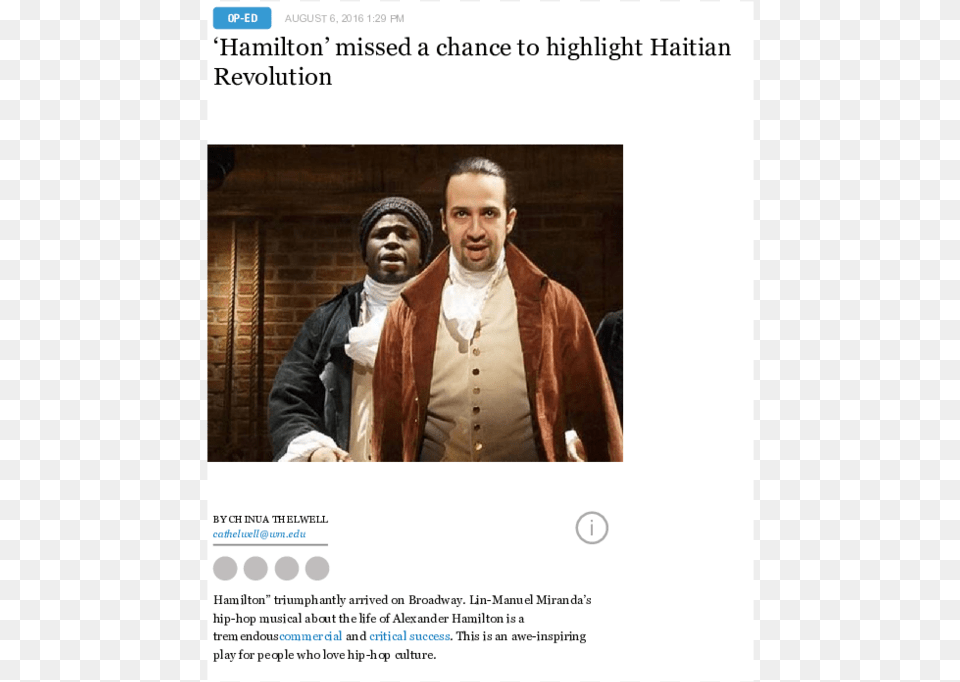 My Shot Hamilton Musical, Poster, Portrait, Photography, Person Free Png Download