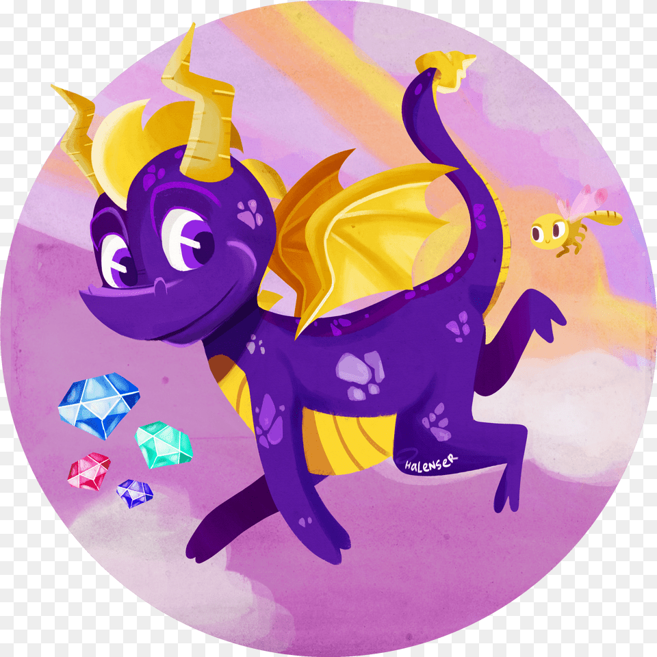 My Spyro Fan Art Illustration Png Image