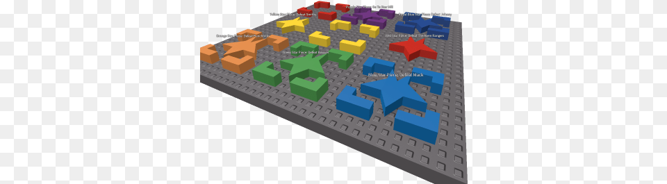 My Star Piece Collection From Super Mario Rpg Roblox Construction Set Toy Png