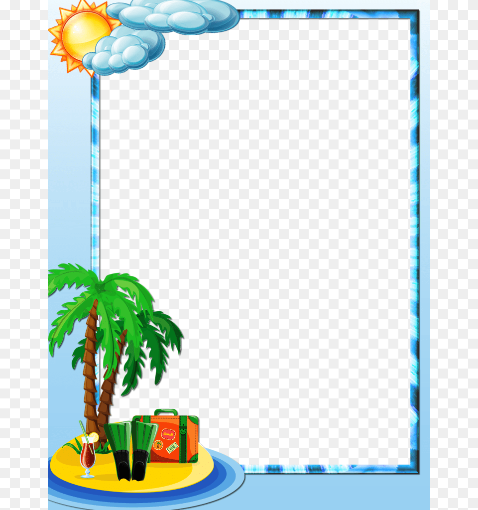 My Summer Frames, Palm Tree, Plant, Tree Free Png Download