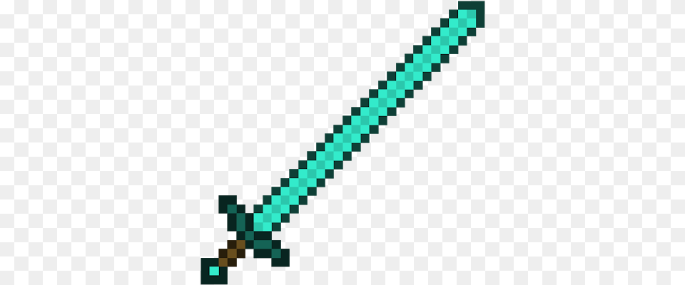 My Take For A Terrablade Resprite Diamond Sword Minecraft, Weapon, Animal, Giraffe, Mammal Free Transparent Png