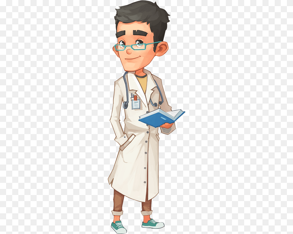 My Time At Portia Wiki Dr Xu Mtap, Clothing, Coat, Lab Coat, Boy Png