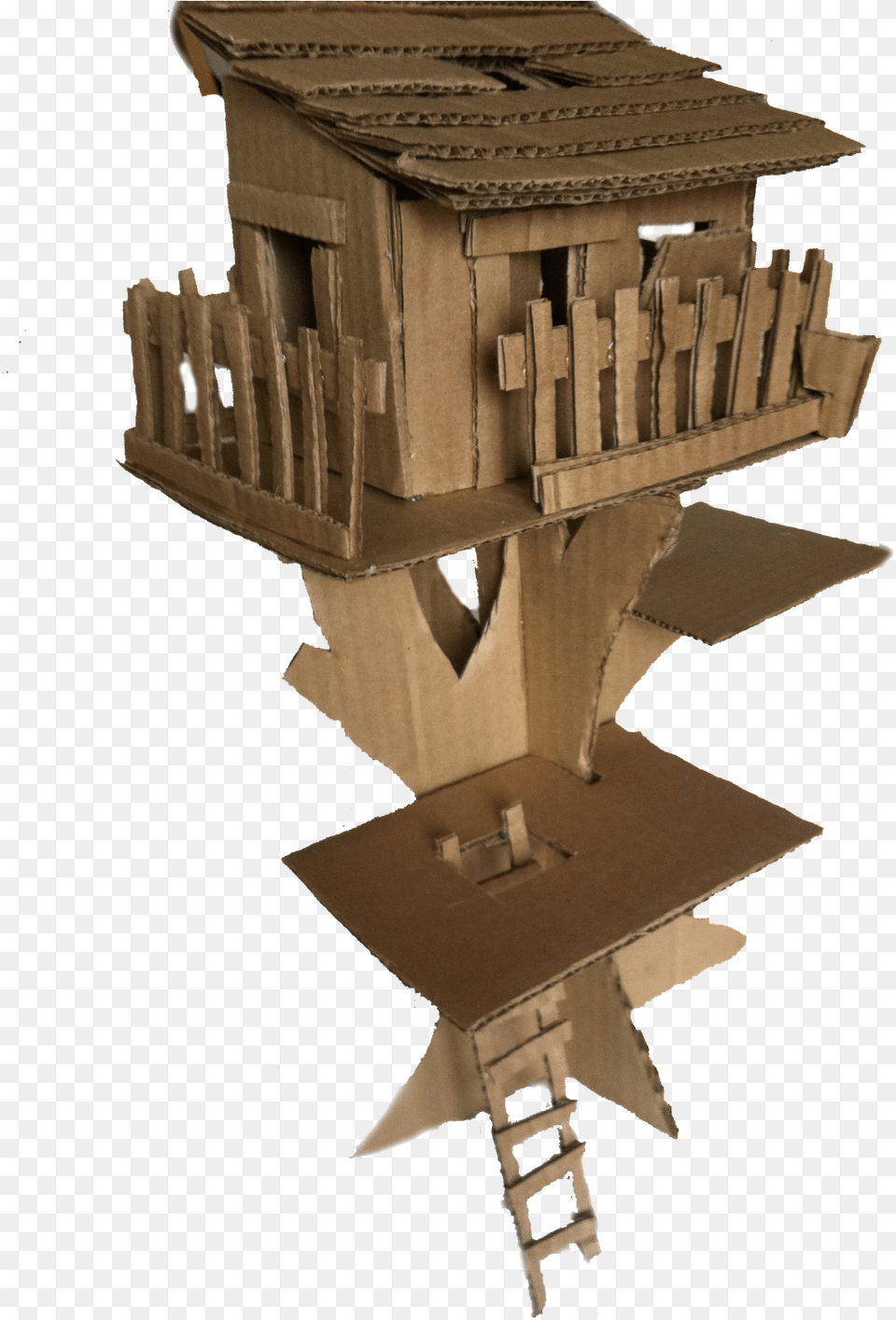 My Tree House Cardboard Tree House Model, Plywood, Wood, Architecture, Building Free Png