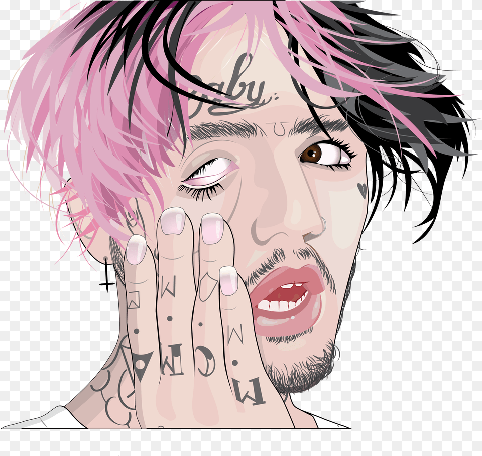 My Tribute To The Greatest Legend Ever Lil Peep Transparent, Publication, Book, Comics, Adult Png Image