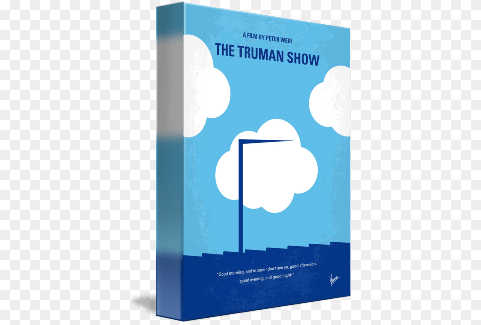 My Truman Show Minimal Movie Poster, Advertisement, Book, Publication Free Png Download