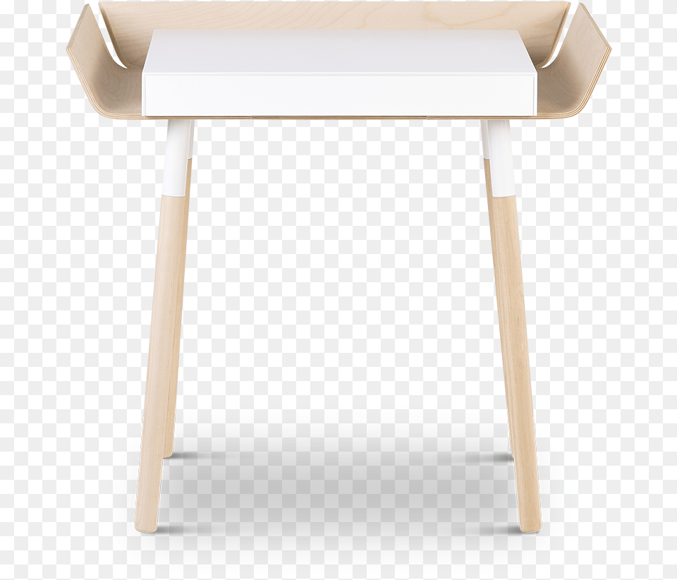 My Writing Desk Single Drawer White 0 End Table, Plywood, Wood, Furniture Free Png Download