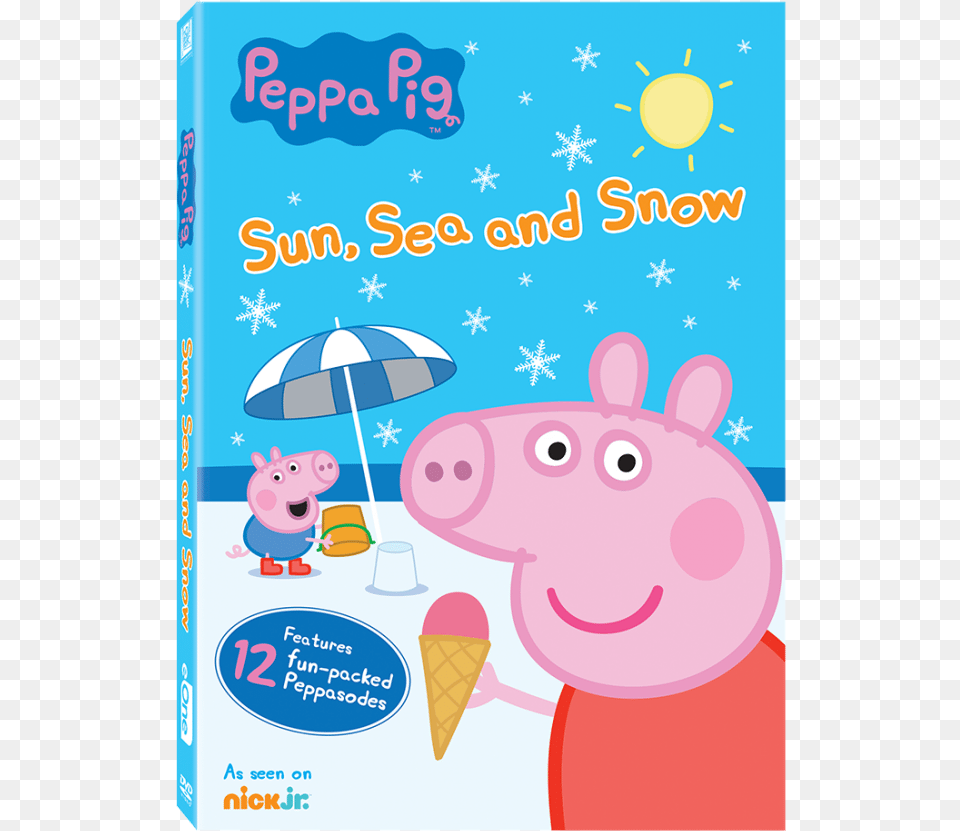 My Youngest Daughter Was An Absolute Peppa Pig Fan Peppa Pig Sun Sea And Snow Dvd, Cream, Dessert, Food, Ice Cream Png