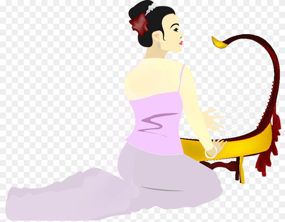 Myanmar Lady Clipart, Adult, Person, Woman, Female Png Image