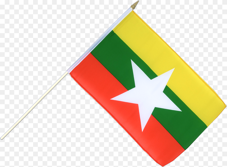 Myanmar New Hand Waving Flag Myanmar New Flag Png