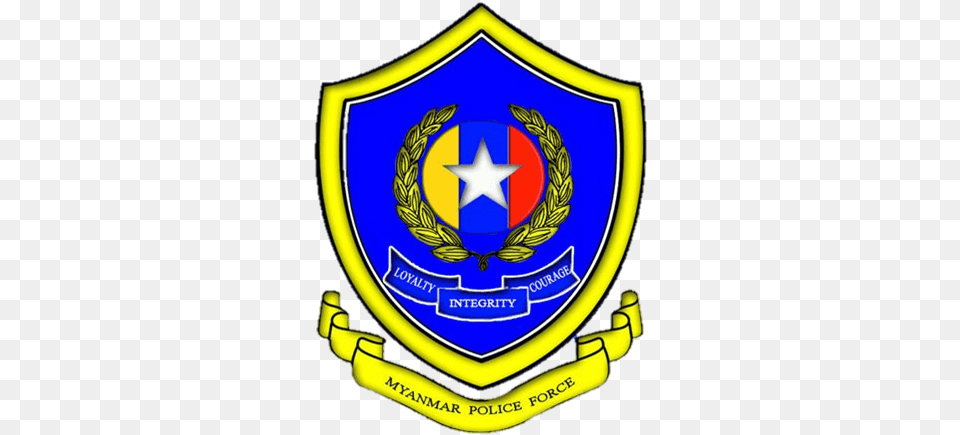 Myanmar Police Force Socialist Logos, Emblem, Symbol, Logo, Food Free Transparent Png