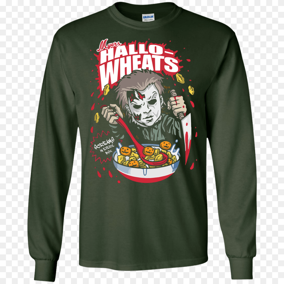 Myers Hallo Wheats Shirt Halloween Michael Myers Ultra Cotton, T-shirt, Sleeve, Long Sleeve, Clothing Free Png Download