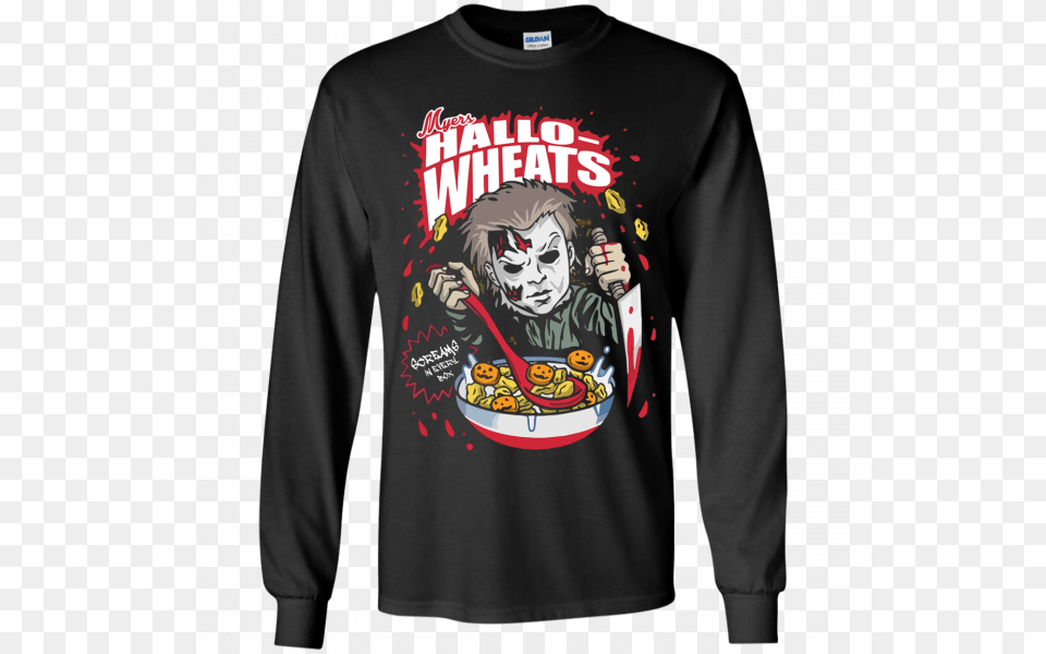Myers Hallo Wheats Shirt Halloween Michael Myers Youth Antisocial Anthrax Shirt, T-shirt, Sleeve, Long Sleeve, Clothing Free Png
