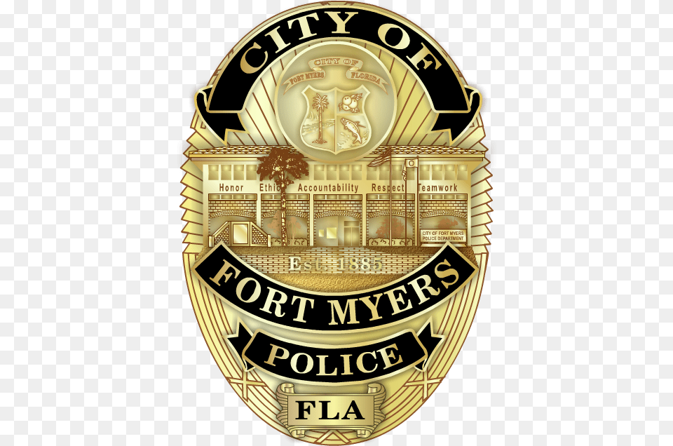 Myers Police Department Fort Myers Police Department Badge, Logo, Symbol Png