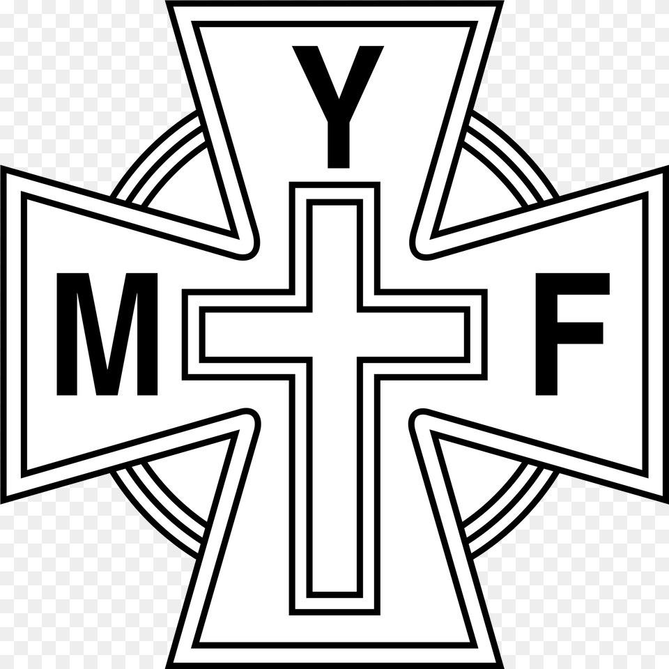 Myf Logo Myf Logo, Cross, Symbol, Emblem Free Transparent Png