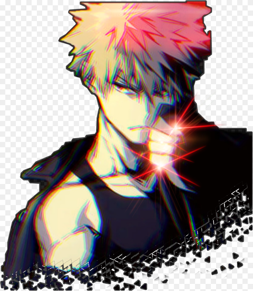 Myheroacademia Myheroacademy Bakugo Anime Manga Hot Ota Bakugou Katsuki Backugo, Graphics, Art, Book, Comics Png Image