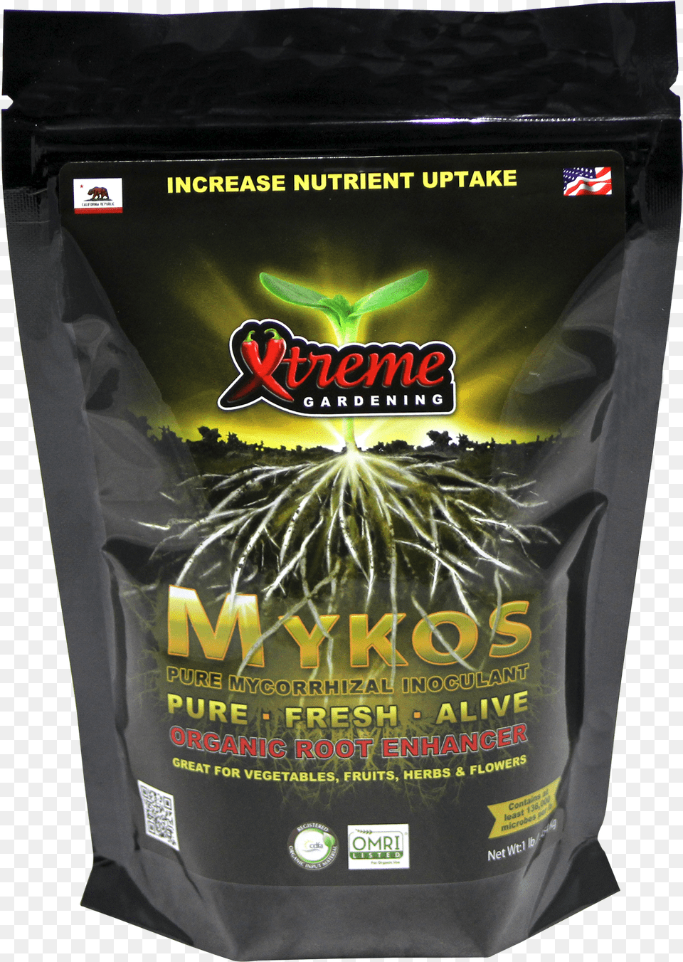 Mykos Pure Mycorrhizal Inoculant By Xtreme Gardening Xtreme Gardening Mykos 20 Lbs Png Image
