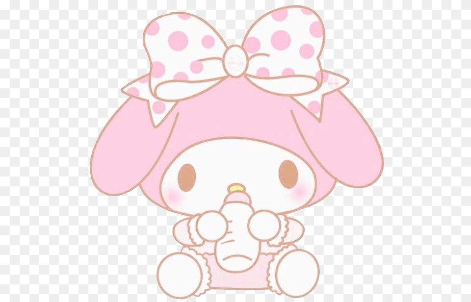 Mymelody Melody Sanrio Sanriosticker Sanriocharacter My Melody Aesthetic, Baby, Person Free Png