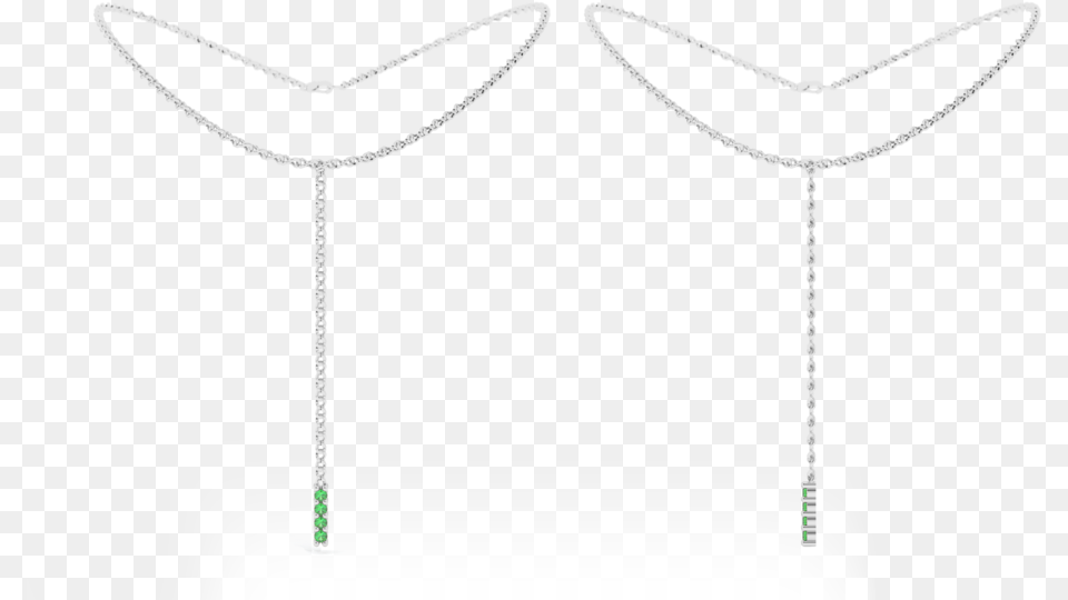 Myne Necklace Single White, Accessories, Jewelry, Earring, Blade Png