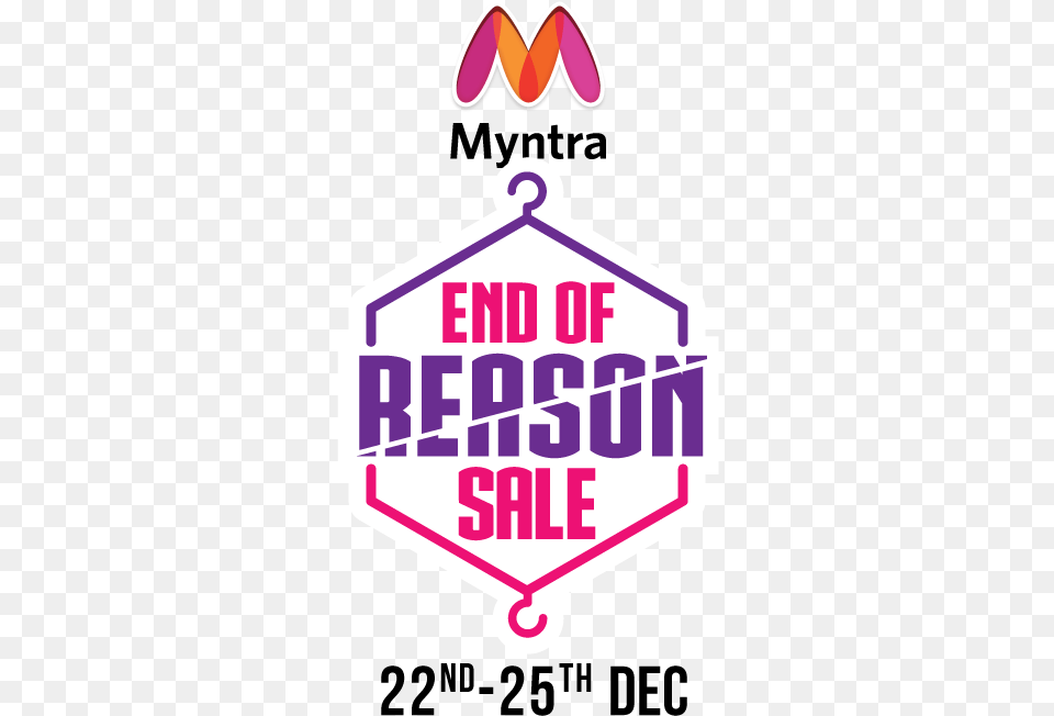 Myntra End Of Reason Sale, Badge, Logo, Symbol, People Free Png Download