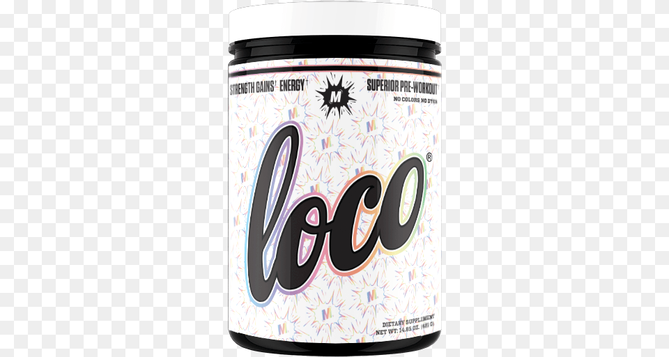 Myoblox Loco Pre Workout Loco Pre Workout, Can, Tin Free Transparent Png