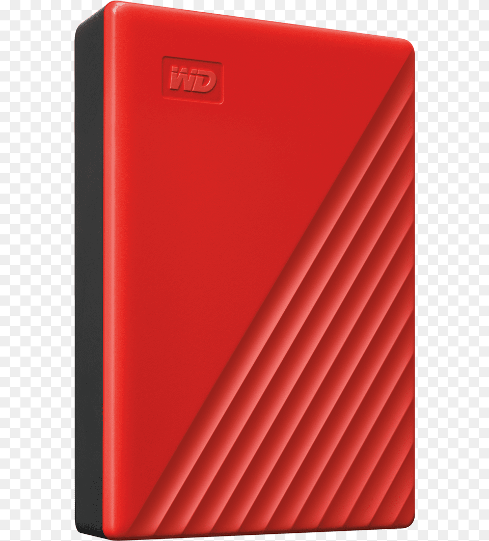 Mypassport 4 5 Tb Red Right Angled Red Wd Passport, Computer, Computer Hardware, Electronics, Hardware Free Png