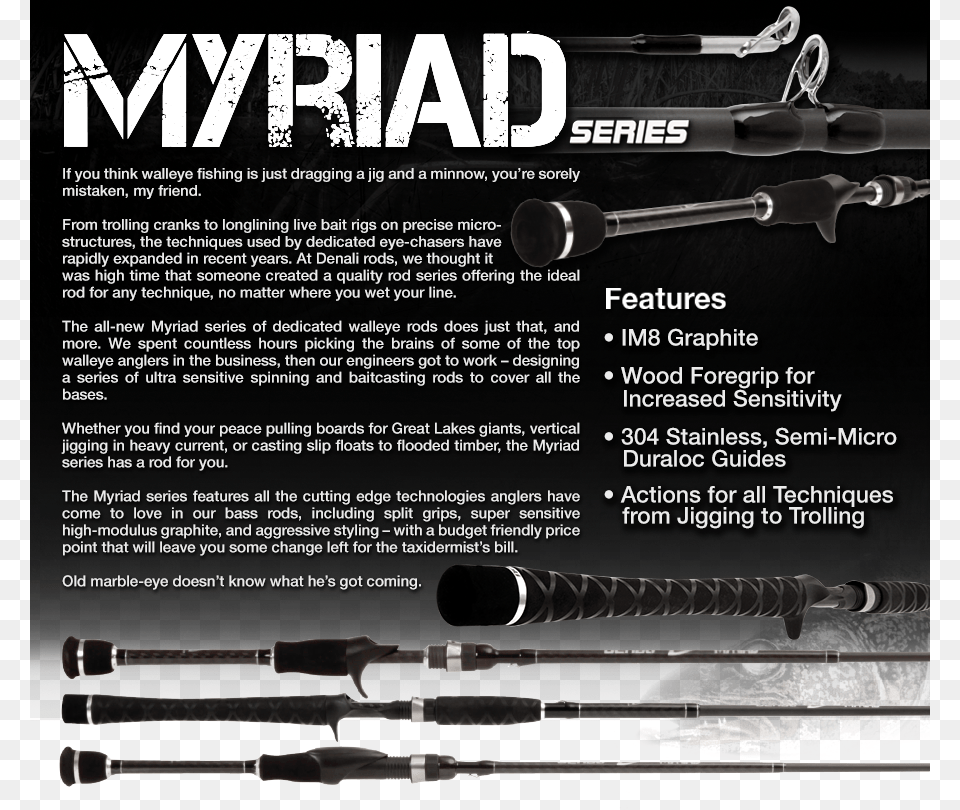 Myriad Series Walleye Mixxedfit, Advertisement, Firearm, Poster, Weapon Free Transparent Png