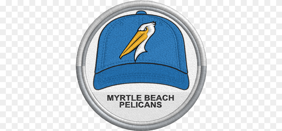 Myrtle Beach Pelicans Baseball Cap Logo El Paso Sun Kings Logo, Baseball Cap, Clothing, Hat, Animal Png